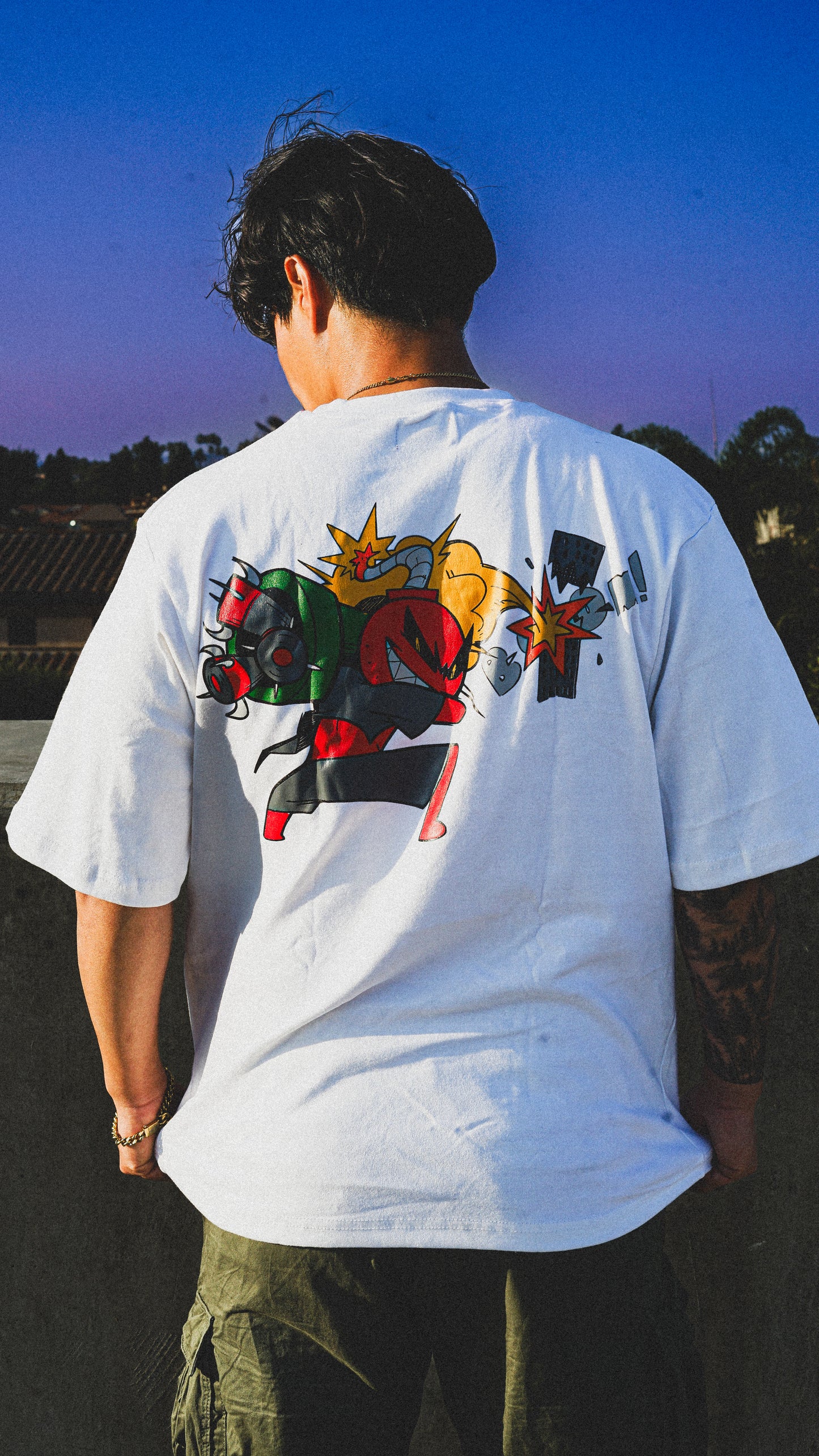 READY AIM BOOM TEE